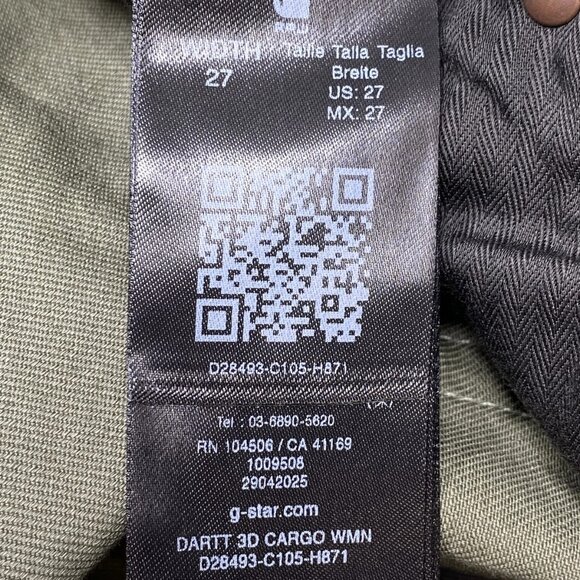 G-Star RAW Women’s Dartt 3D Cargo Stretch Twill Jeans - Picture 6 of 10